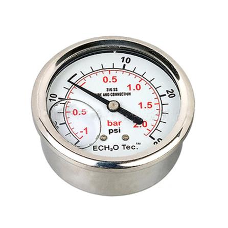 Y63 axial all stainless steel aseismatic oil pressure gauge Screw thread BSP1/4