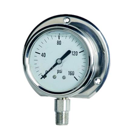 Y63 radial all stainless steel aseismatic oil pressure gauge Screw thread NPT1/