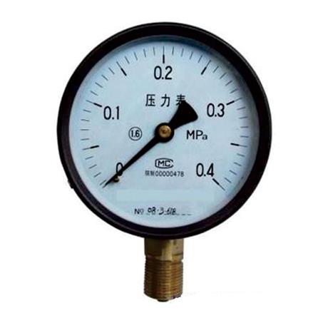 Y100 radial pressure gauge(cover ring) Screw thread M20x1.5